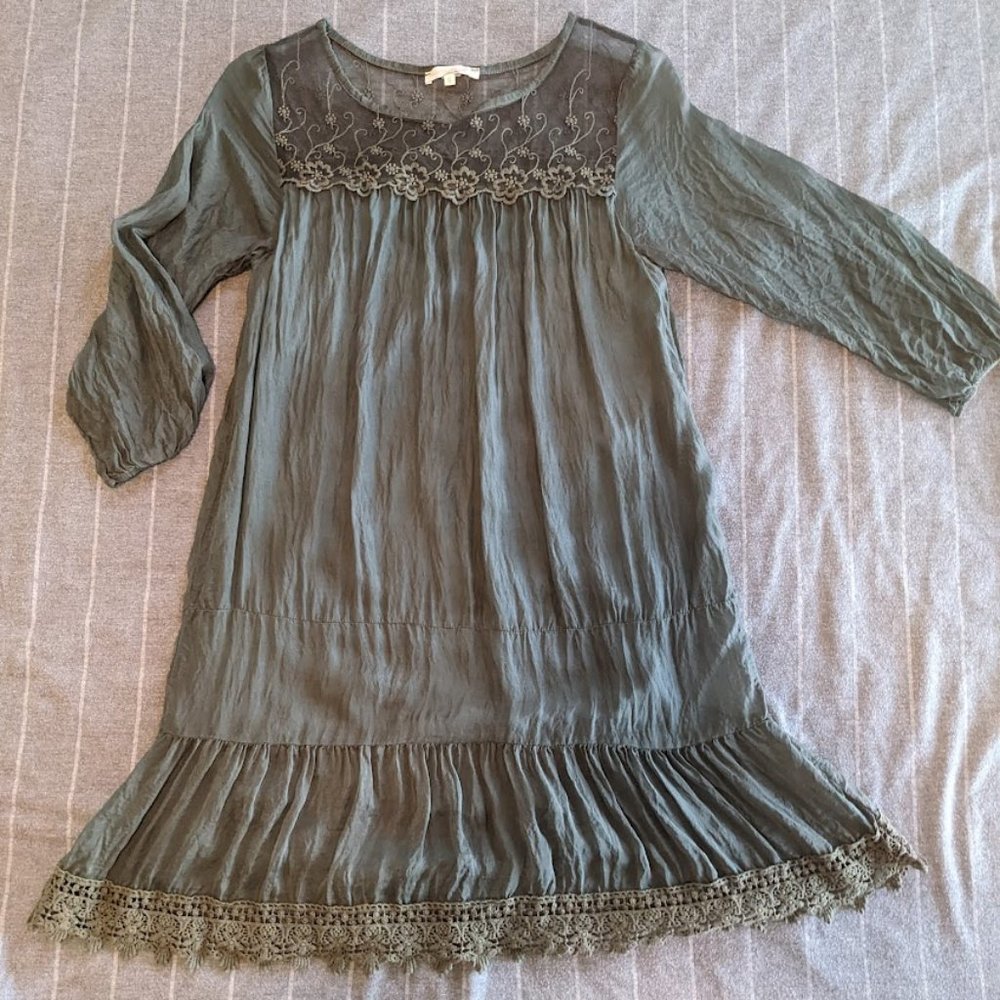 Silk Bohemian Dress
